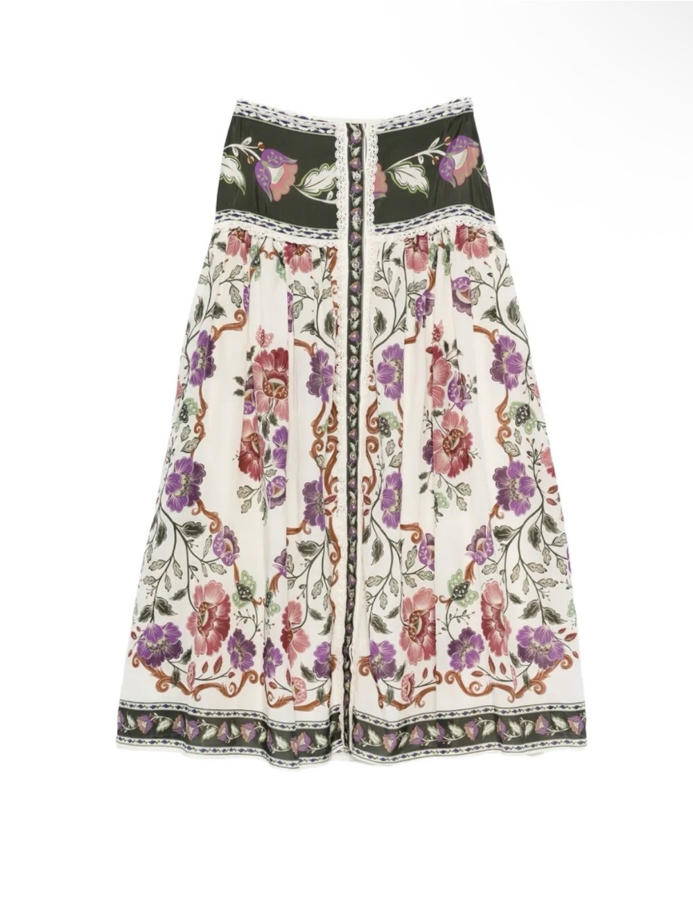 FARM Rio
Cream Rococo Flowers midi skirt - Picture 4 of 6